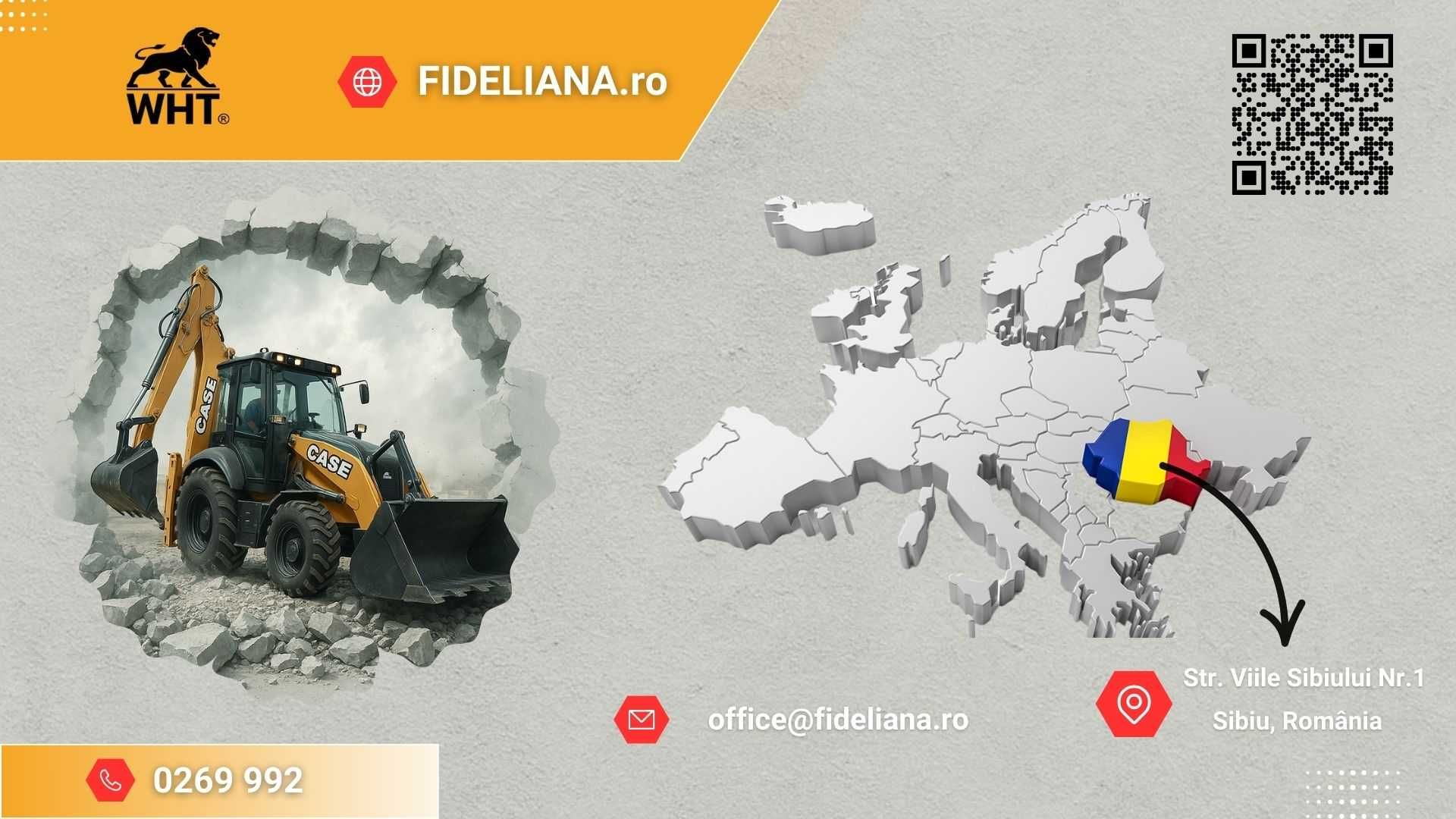 Cupa taluz cu inclinatie pentru Buldoexcavatoare