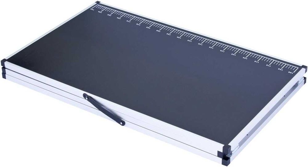 Работна маса 3м в черно - алуминиева. Има и други размери