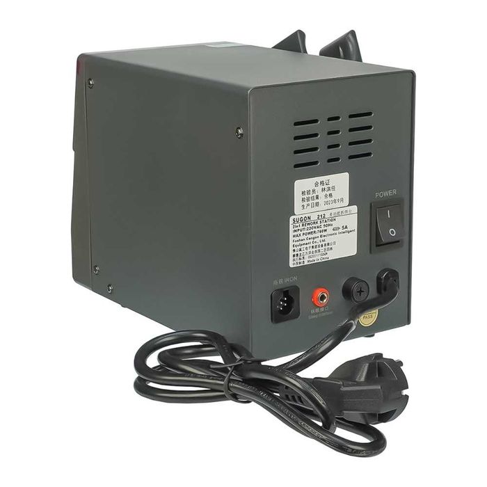 Станция за прецизно запояване Sugon 212 поялник T12, 3 канала за памет