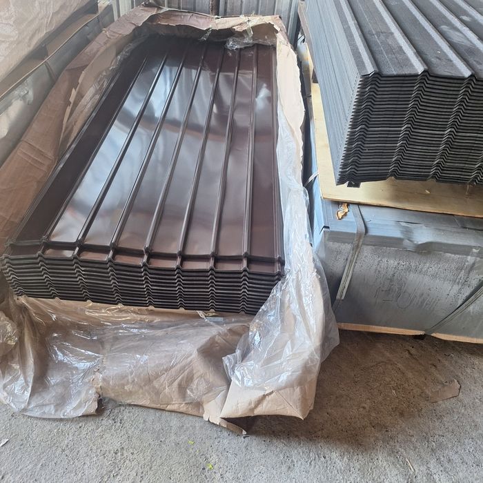 Tablă cutata colorată și zincată