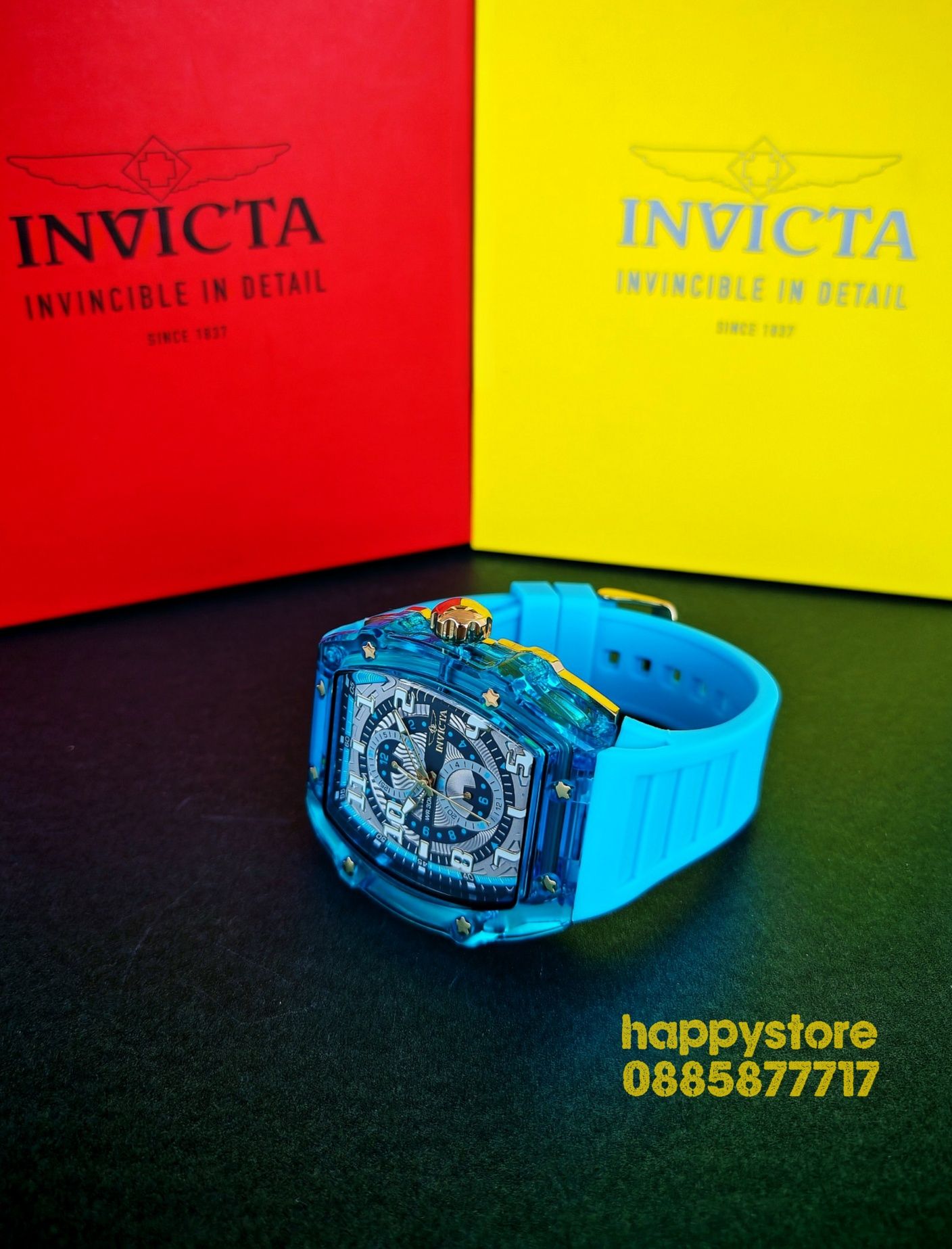 INVICTA Cyclone Blue 49 mm, Инвикта нов ръчен часовник