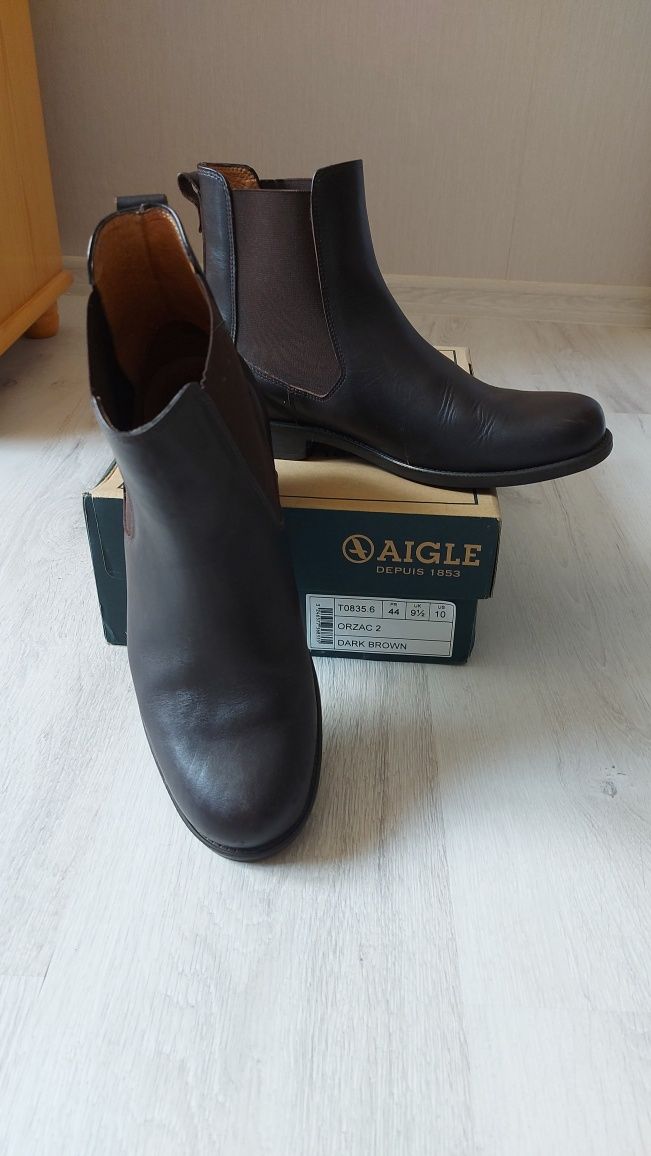 Мъжки боти Aigle - естествена кожа