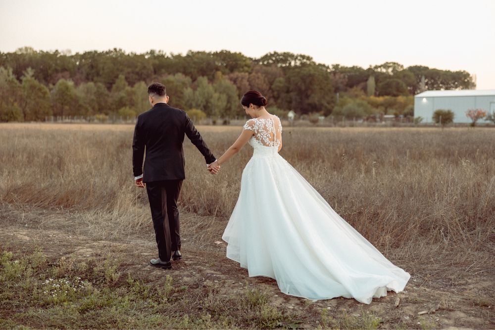 Rochie de Miresa și voal de 5 metrii