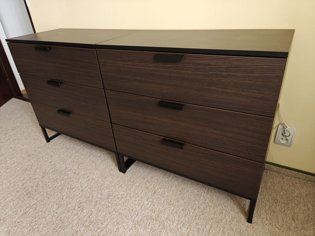 Comodă IKEA cu 3 sertare 75x40x77 cm (75x40x84 cm), stare excelentă