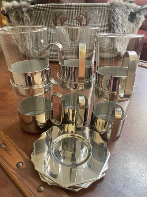 Set 6 cesti cafea / ceai Zepter, farfurii si Espressor