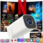 ПромоЦена!Smart 4K Android WiFiМини проектор ,въртящ се 1080P Bluetoot