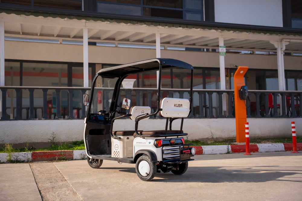 Triciclu electric KUBA OPTIMUS ULTRA, cu 2 locuri, 210 Kg, CIV/COC,