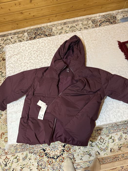 Куртка бордовая uniqlo