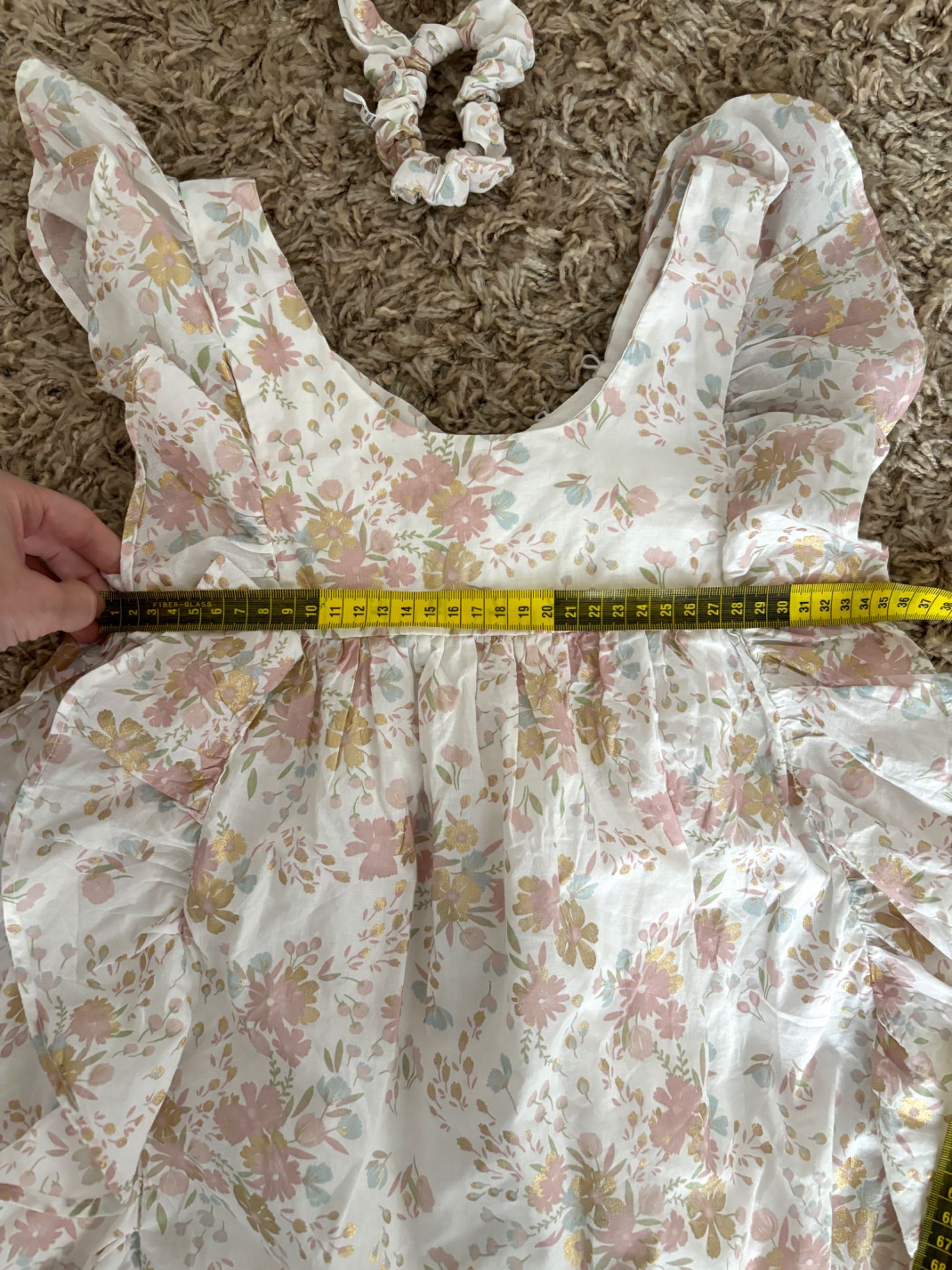 Детска рокля 100% памук размер 122 или за 5-7г