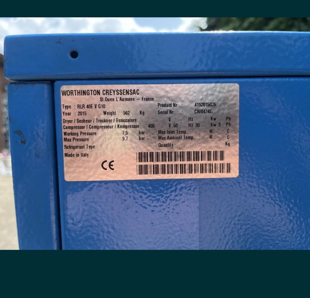 AIR ROLLAIR инверторен Винтов компресор 30kw 2015 година