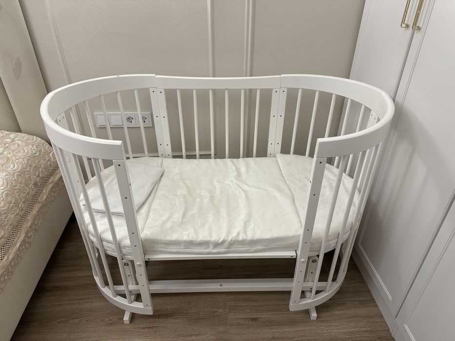 Детская кроватка манеж 2 в 1