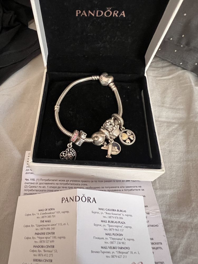 Гривна Pandora и талисмани