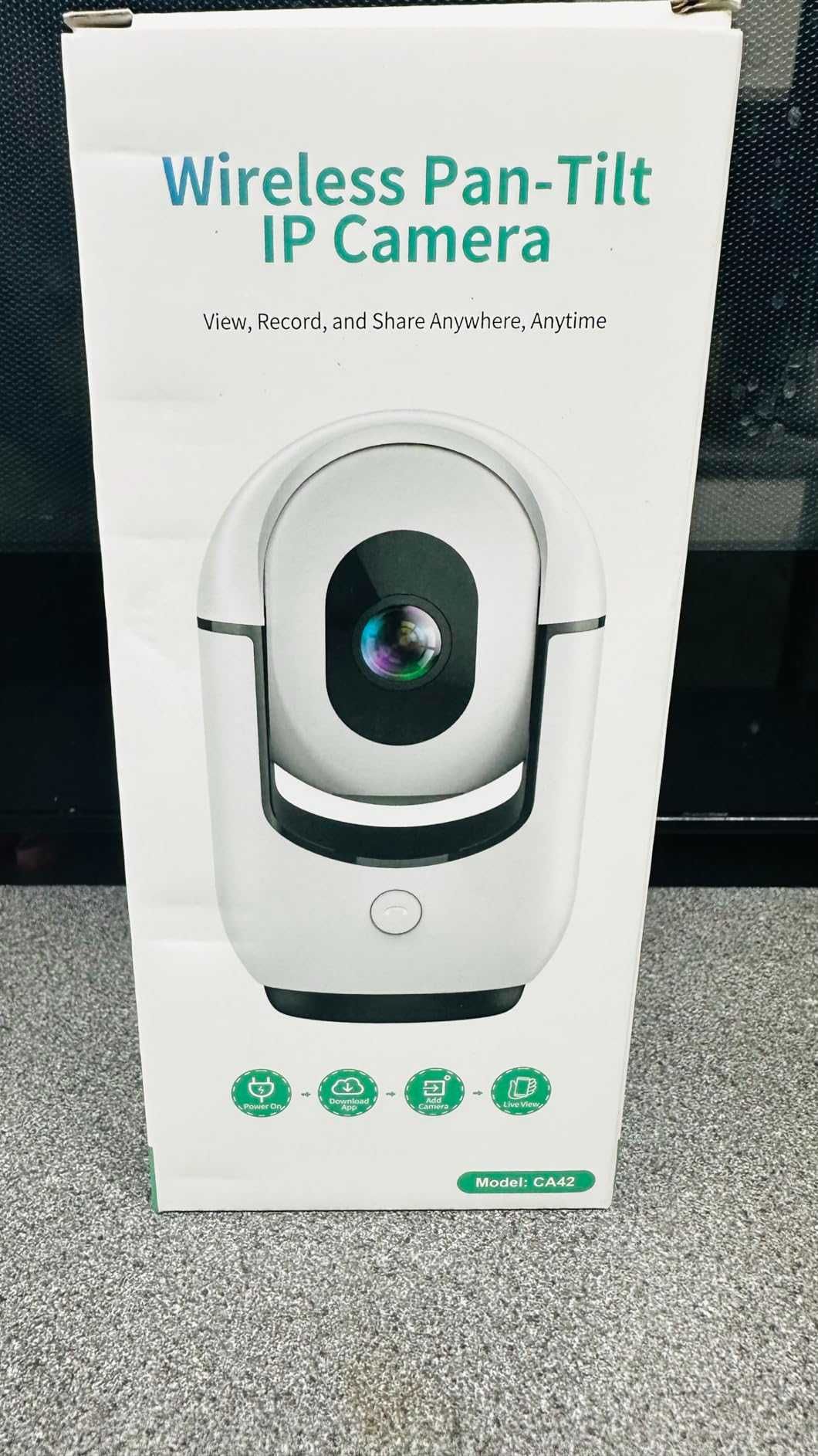 2K вътрешна охранителна камера, WiFi CCTV с нощно виждане, AI-детекция