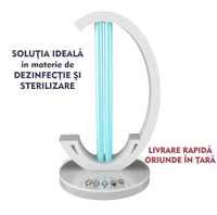 Lampa ultravioleta germicida UVC ozon virusi bacteri dezinfectare micr