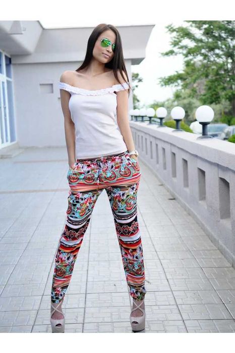 Pantaloni lejeri Sunny MultiColor TRANSPORT GRATUIT