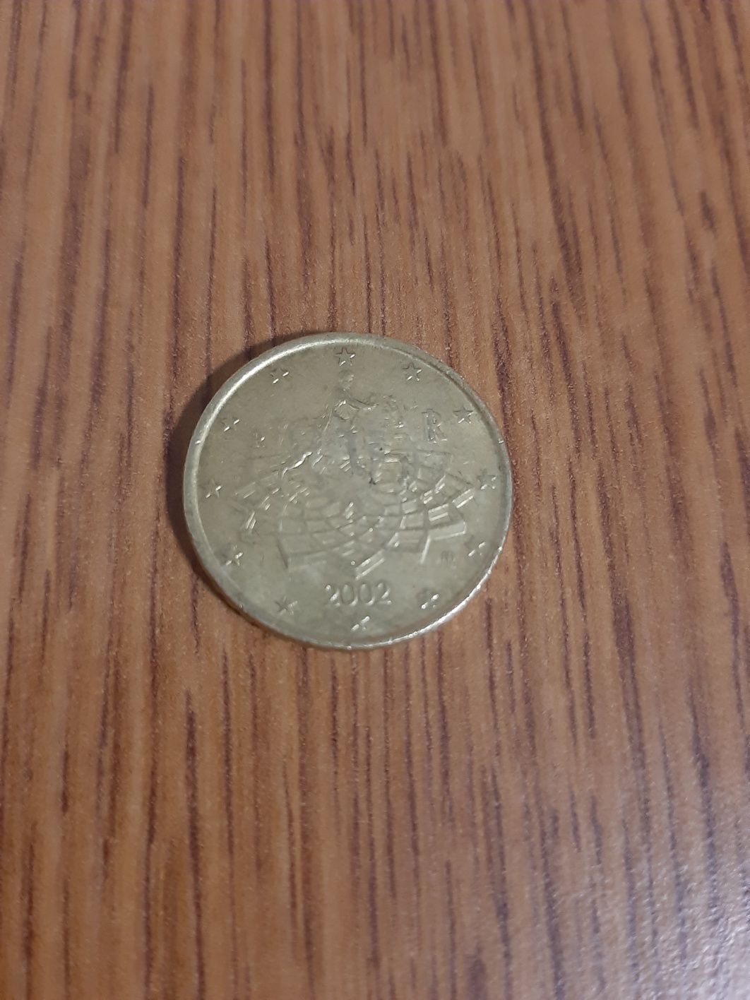 Vand moneda 50 euro centi 2002