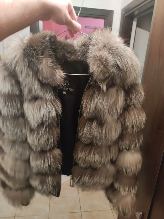 Blana Naturala Vulpe Argintie