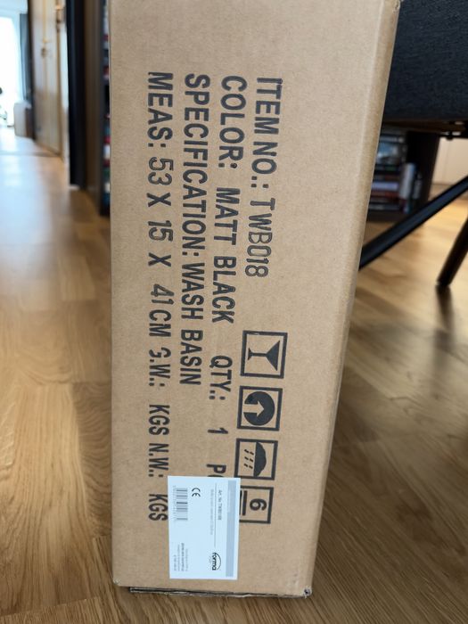 Мивка за плот 51.5*39*13.5 см, черен мат - 120 лв.