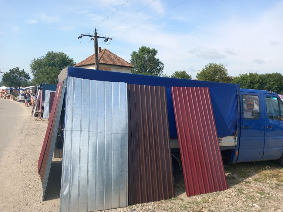 Vând tabla cutată zincata și color diferite grosimi