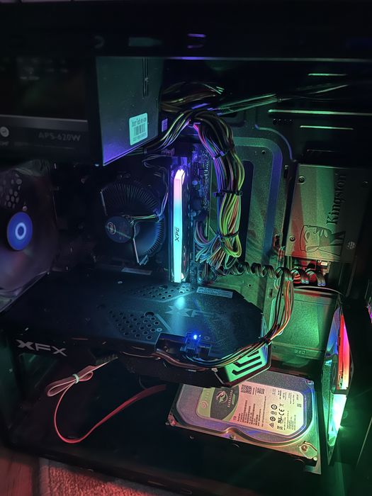 Vand Pc intel core i3-9100f si rx580 8gb