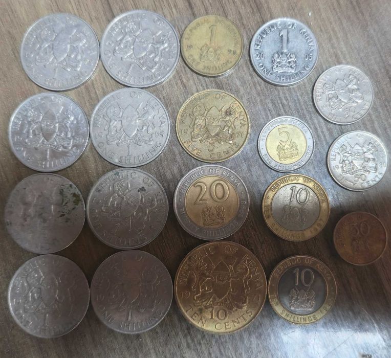 монети Кения 19 бр