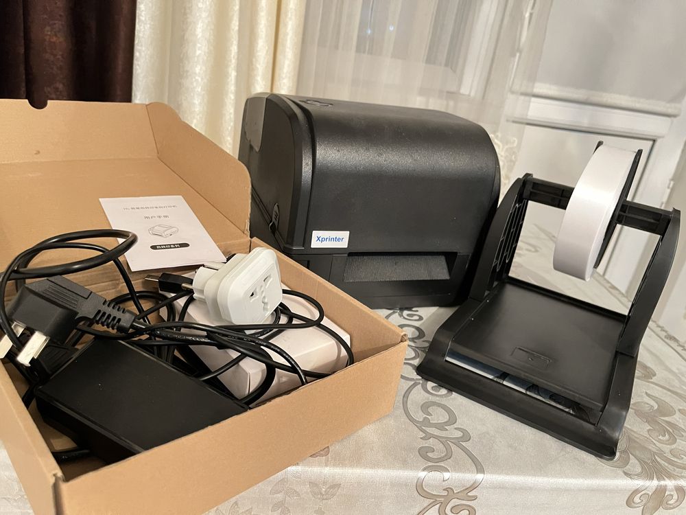3в1 принтер.Лента,бирки,стикер