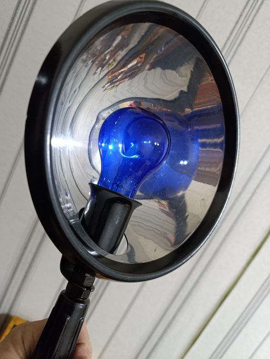 Синяя лампа , кук рефлектор Минина , ультразвуковая лампа Россия СССР