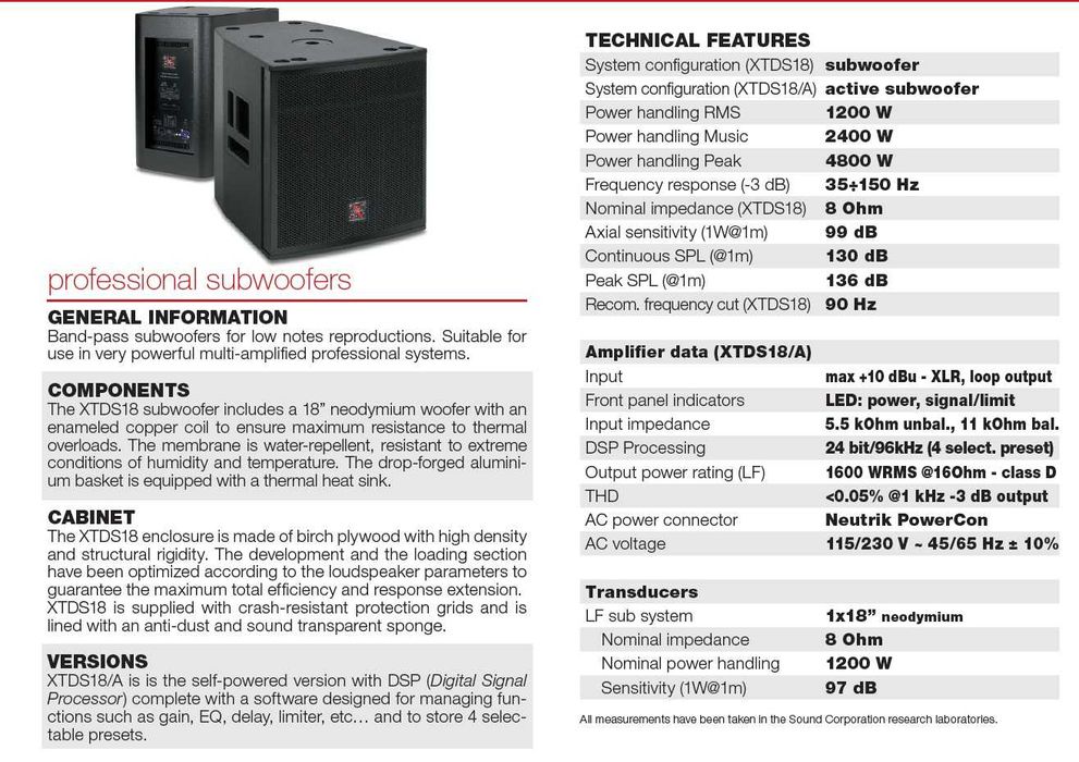 Vand Sistem de sunet X-treme Audio Original Italia