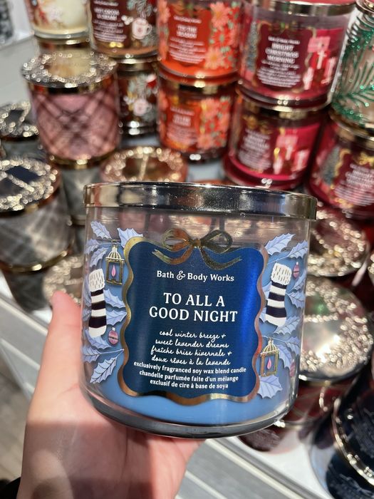 Ароматическая свеча bath& body works