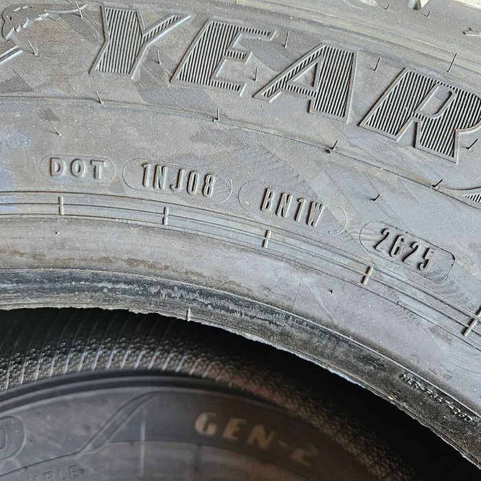 4 Нови тежкотоварни гуми 315/60R22.5 Goodyear KMax D Gen-2 DOT2025