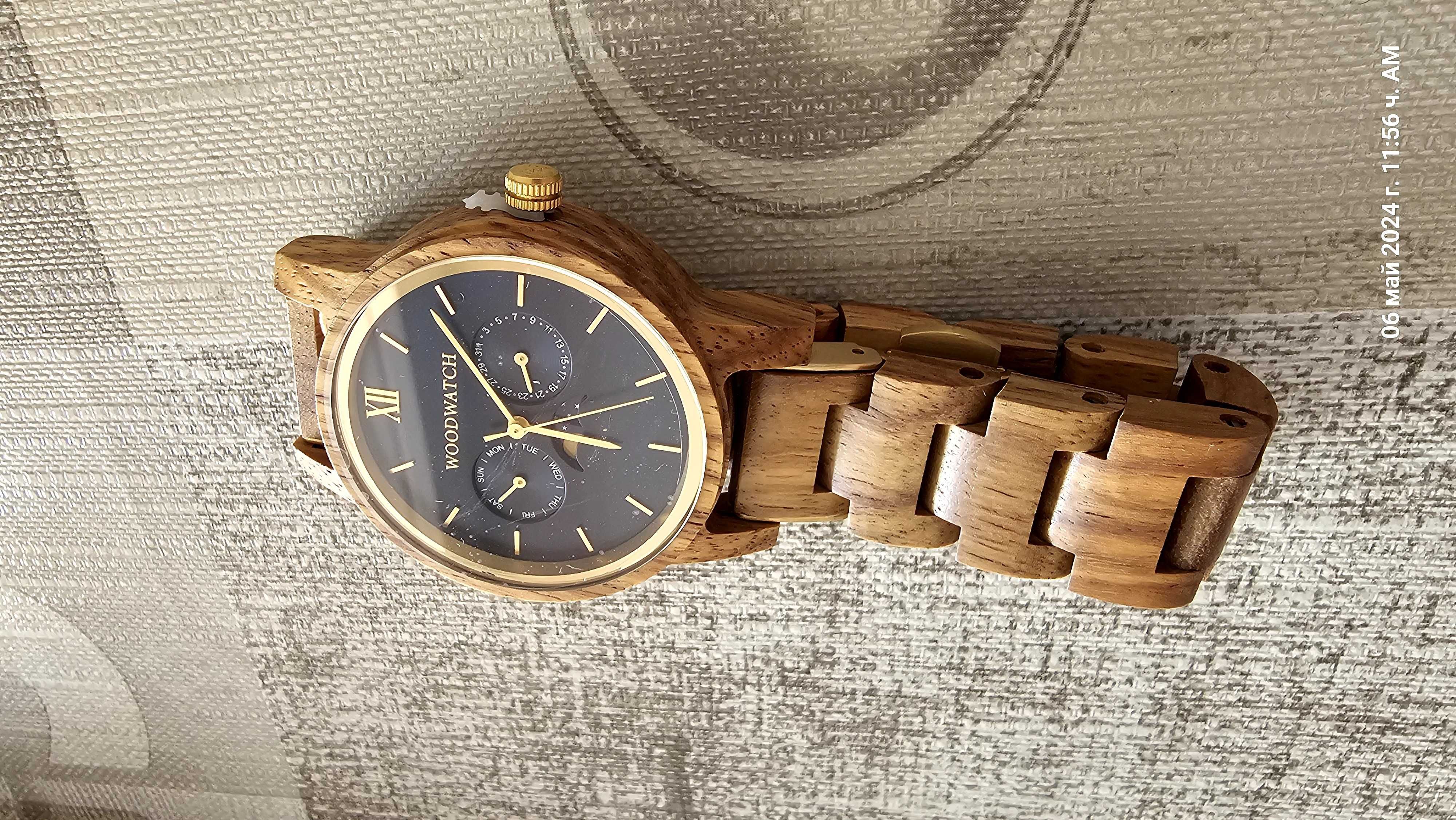 Часовник мъжки Sailor чисто нов.. Woodwatch