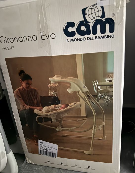 Cam Gironanna Evo 2 в 1 люлка-шезлонг