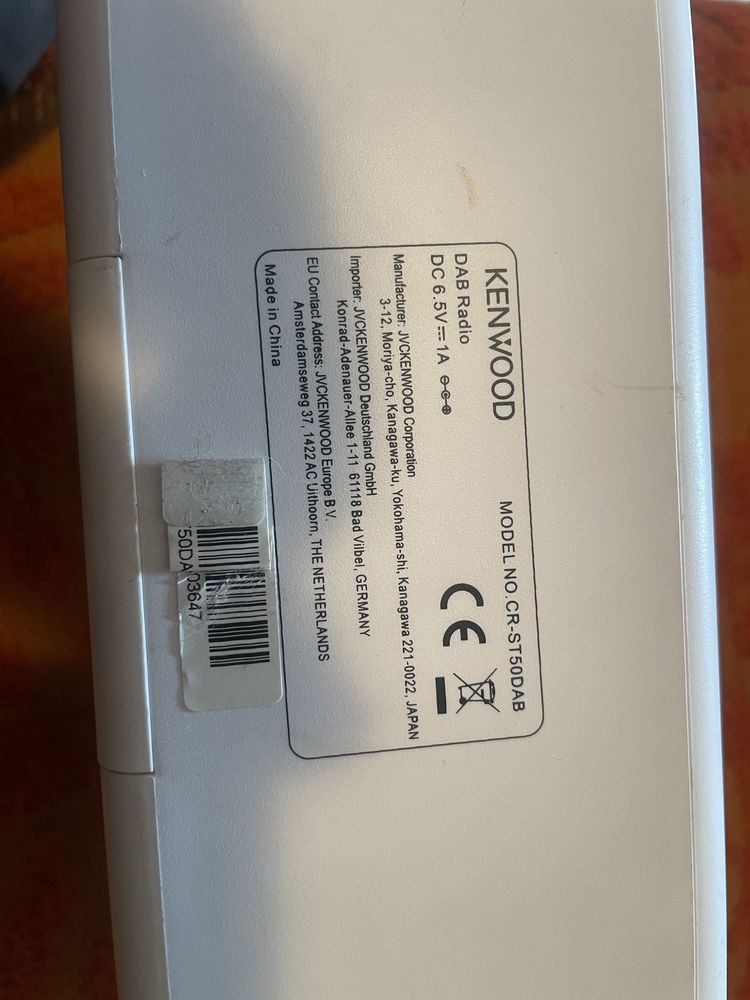 Kenwood CR-ST50DAB radio dab, bluetooth, jack portabil