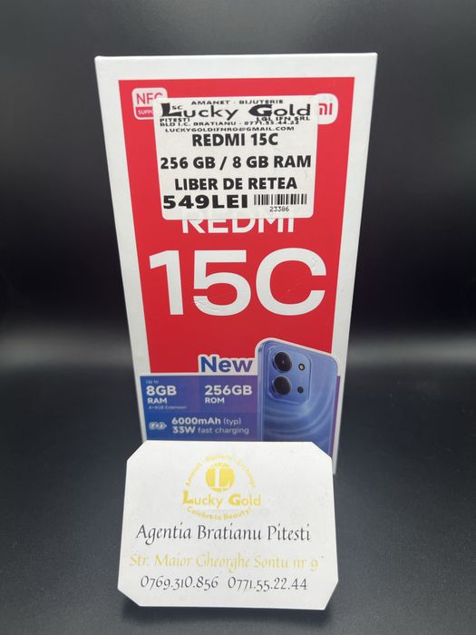 Redmi 15C 256gb 8gb Ram Liber de retea cod produs 23386