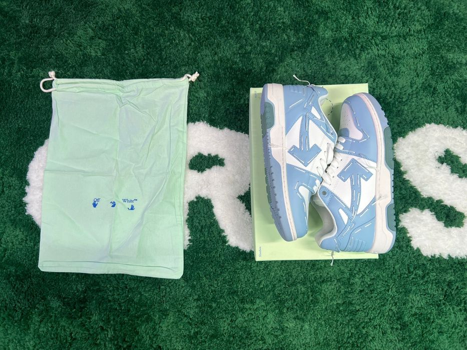 Off White Out of Office Baby Blue size 42 noi cu cutie