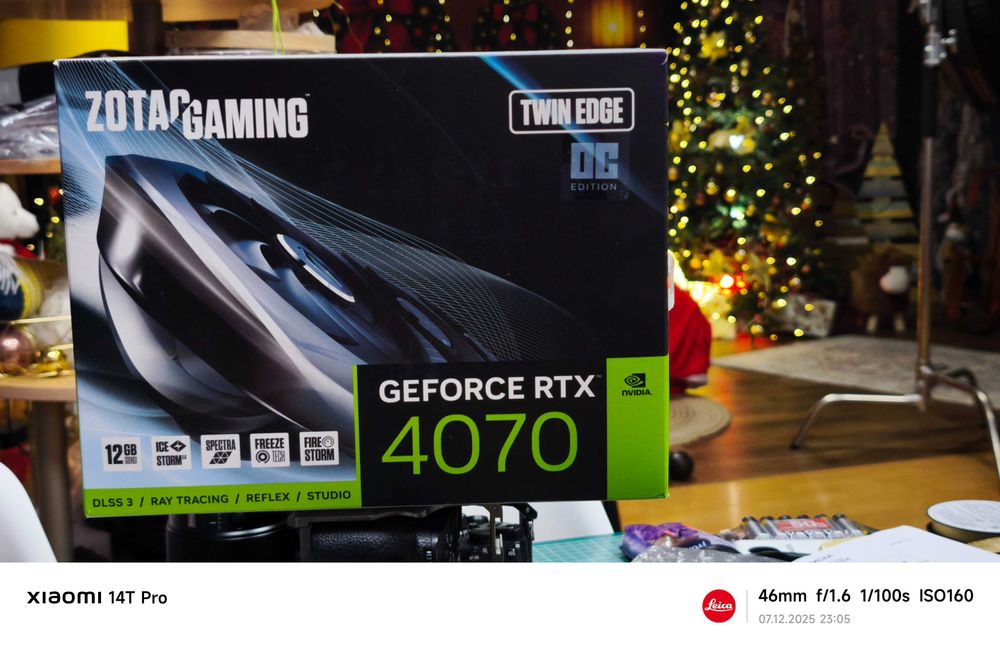 Видеокарта RTX 4070 - 12GB - Zotac Gaming Twin Edge OC edition