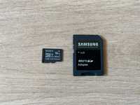 Card de memorie Sony micro SD HC, 16gb, class 10 + adaptor SD Samsung