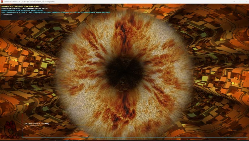 Palit GameRock/ GTX-1080Ti/ 11 Gb/ 4-fan/ GDDR5X/ 352 бит/ RGB/