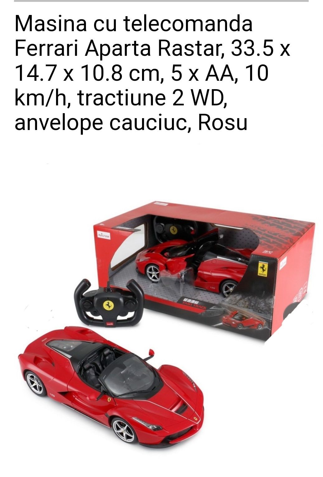 Mașinuță Ferrari Radiocomanda