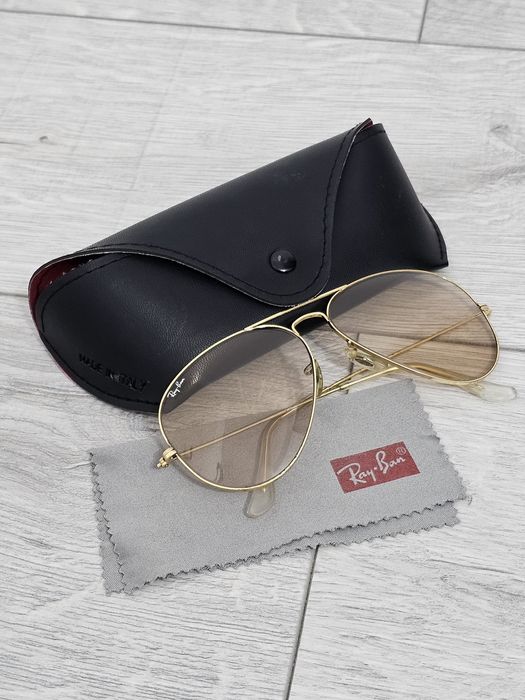 Ochelari Bausch & Lomb Ray Ban Aviator Amber 1970 Vintage de colectie