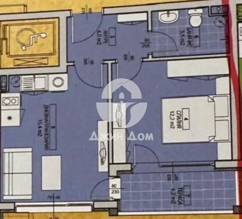 Продава се Двустаен апартамент в с. Равда, Област Бургас - 55 кв.м за 816 €/кв.м - Снимка #5