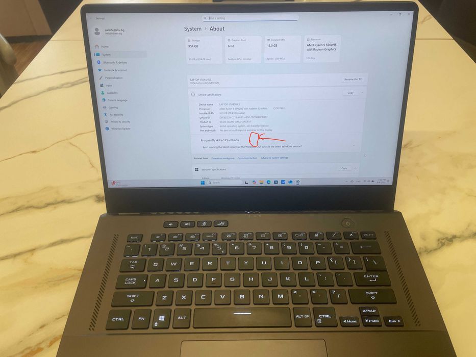 Asus ROG Zephyrus G15 GA503QM