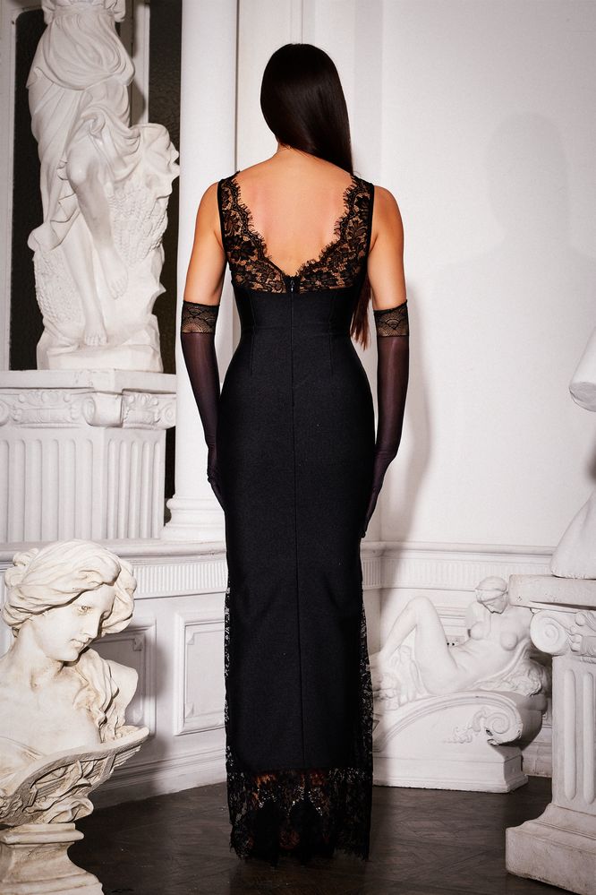 Макси рокля Velour Lace