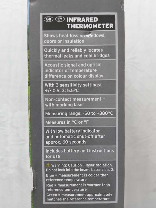 Vand termometru cu inflarosu POWERFIX