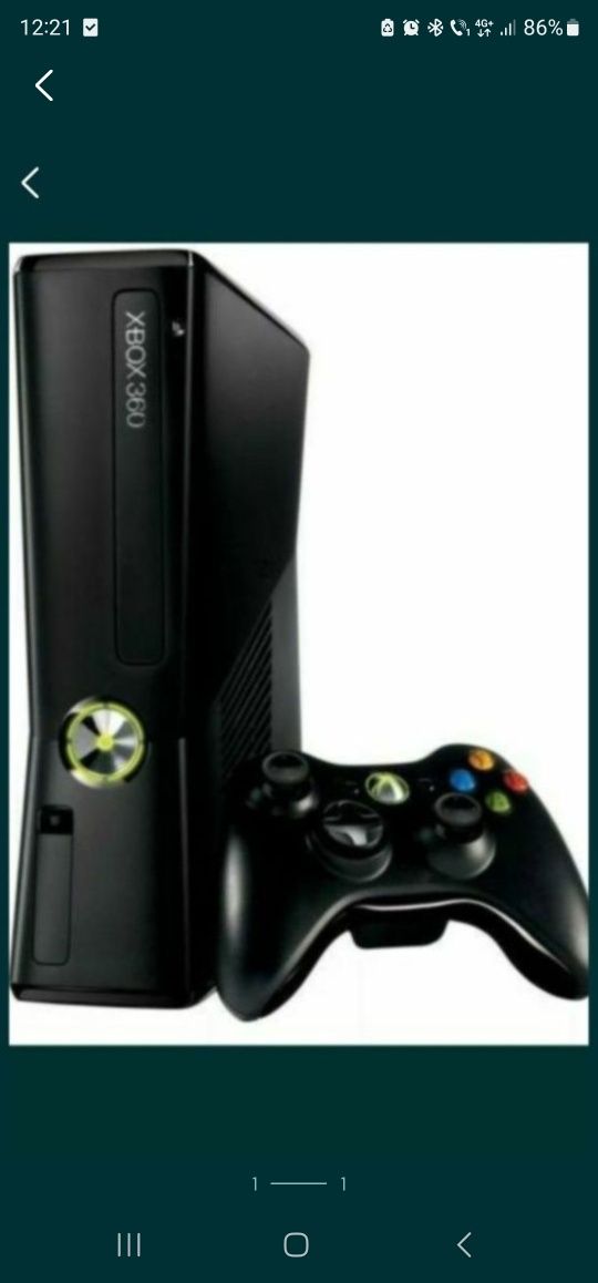 Xbox 360 slim modat cu ~50 de jocuri pe HDD si 2 joystickuri ca nou
