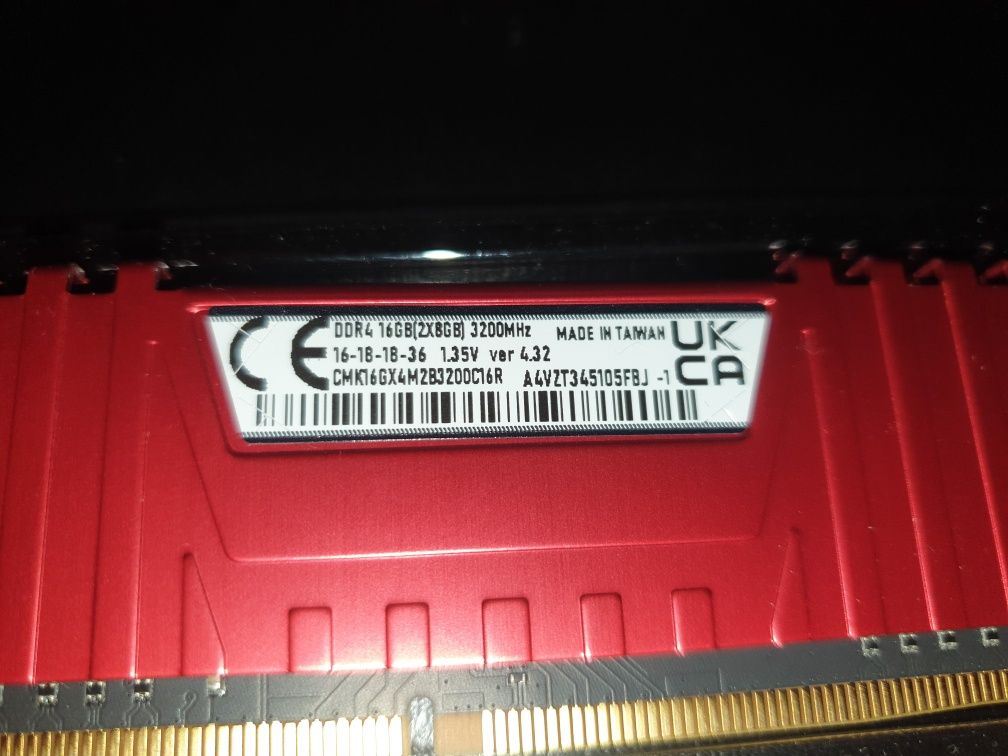 Corsair Vengeance LPX 16GB 2X8GB DDR4 3200Mhz XMP 2.0