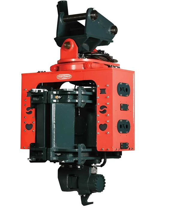 Вибропогружатель с боковым захватом для экскаватора 20-28 тонн.