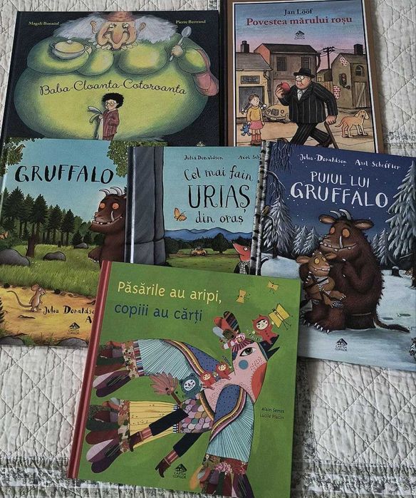 set 6 carti copii, ilustrate