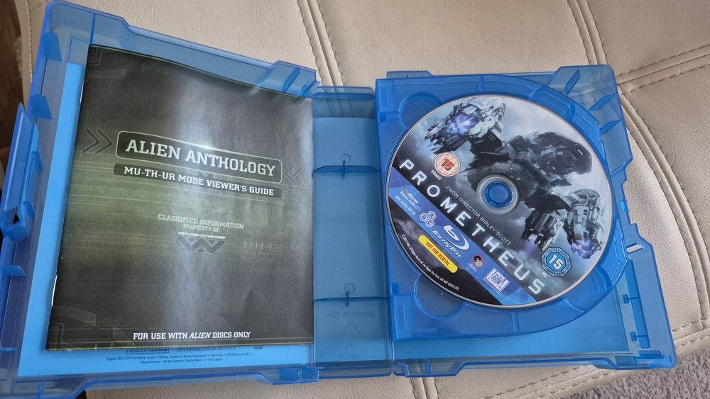 Prometheus to Alien 5 movies blu ray