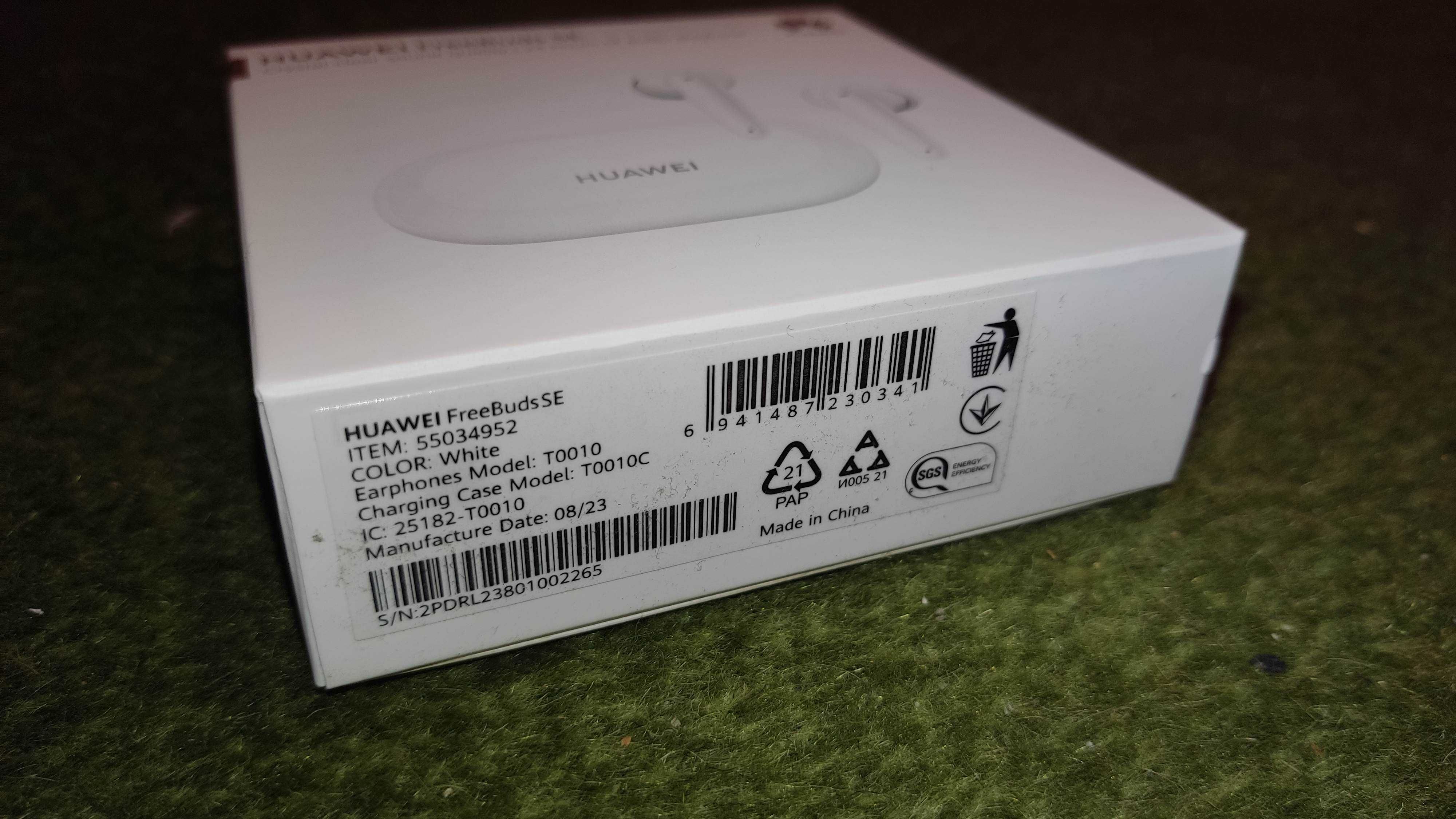 Casti wireless Huawei FreeBuds SE, White - NOI